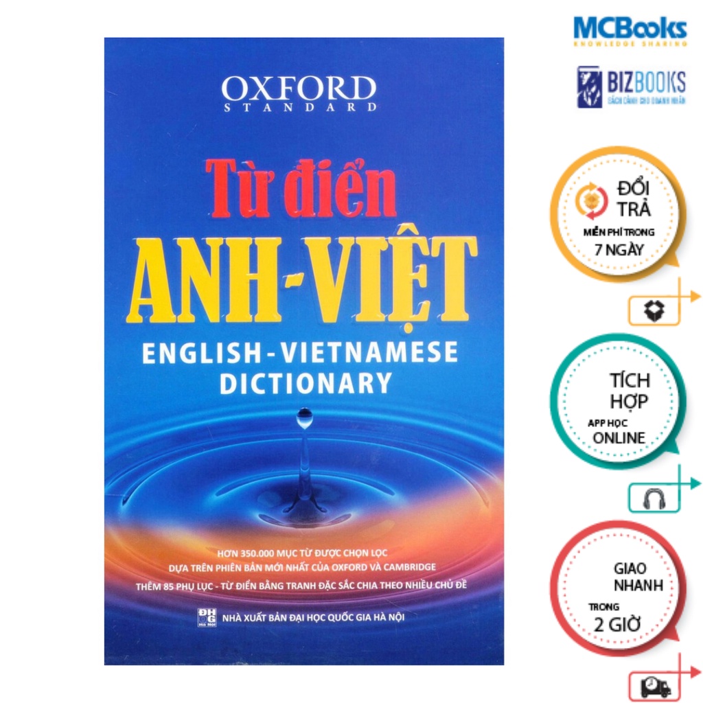 Từ điển Anh - Việt  Bìa Xanh