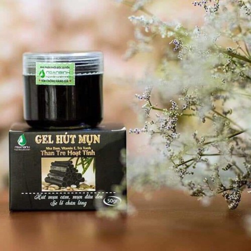 [HCM]Bộ 2 Gel lột mụn - Gel hút mụn than hoạt tính Ngân Bình 50g X 2