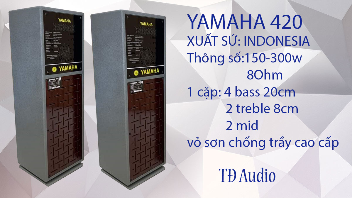Loa yamaha 420 nhập khẩu indo siêu đẹp siêu rẻ