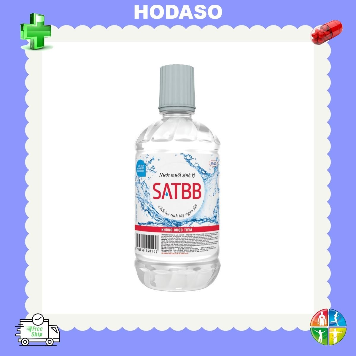 Nước muối sinh lý Satbb - Giúp chăm sóc, bảo vệ, và làm sạch răng miệng