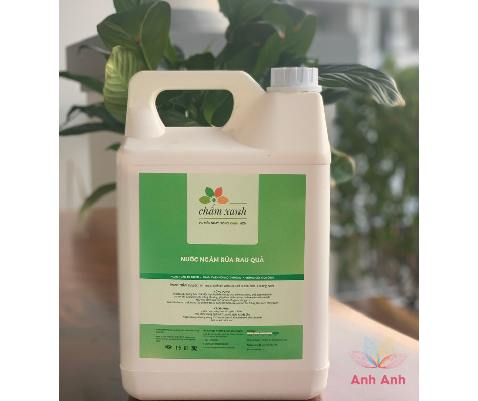 Nước rửa rau củ thịt cá trái cây 5 lít