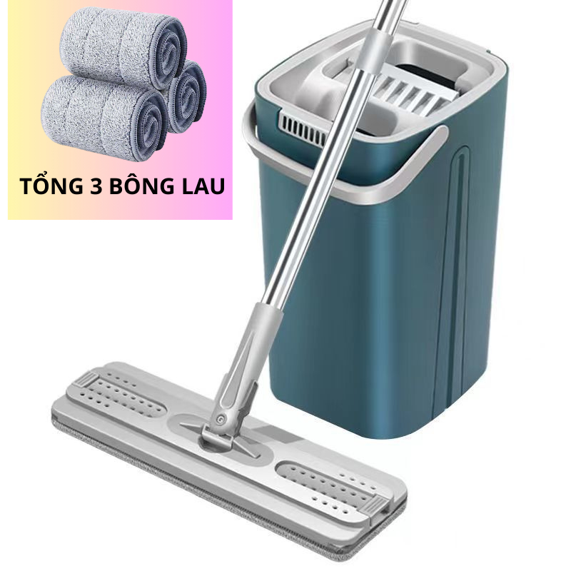 Cây Lau Nhà Tự Vắt Thông Minh GIORMANI Chổi Lau Nhà Tự Vắt Thông Minh Bộ Lau Nhà 360 Độ Cao Cấp Tặng Kèm Bông Lau - 7