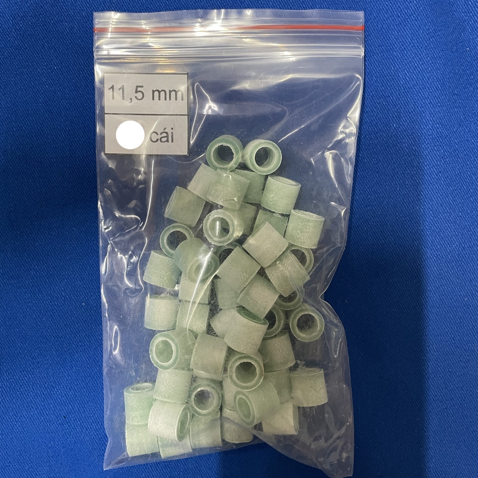 Bộ 10 cái Phíp Sừng Cơ Bida Nhựa tổng hợp pha sợi thuỷ tinh màu xanh.