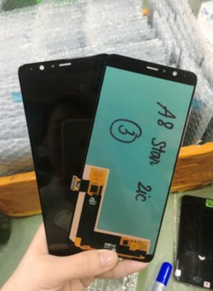 Màn hình samsung galaxy a8 star 2018 / sm-a830f / a9 star 2018 / sm-a930f - màn hình nguyên bộ oled 2ic, màu đen