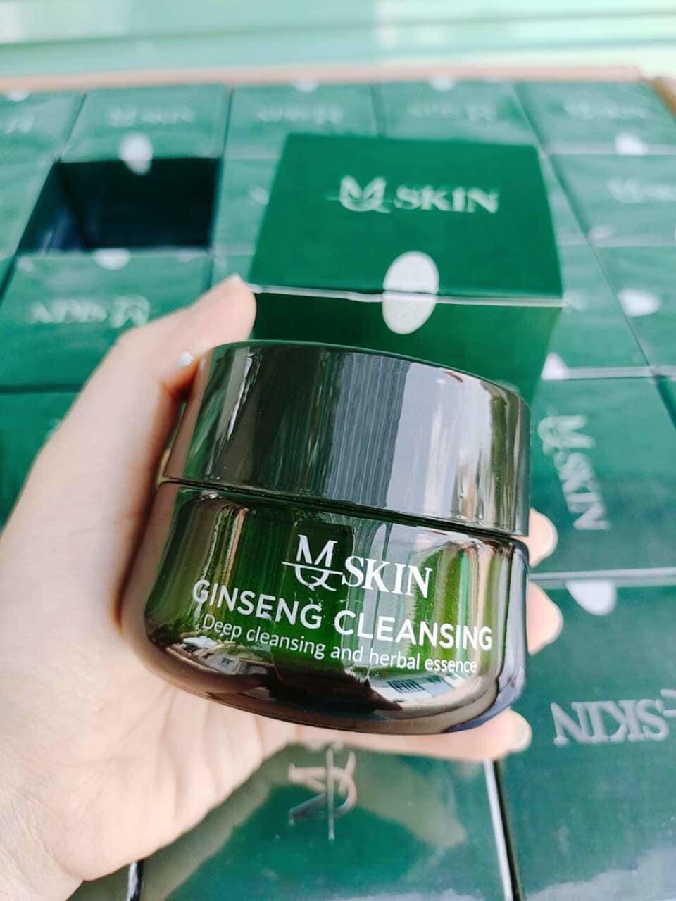 Bột rửa mặt nhân sâm mq skin mới - bột rửa mặt mq skin chính hãng