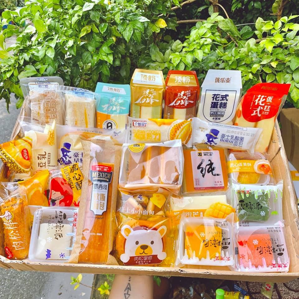 Combo 1kg bánh mix đài loan đủ vị date mới