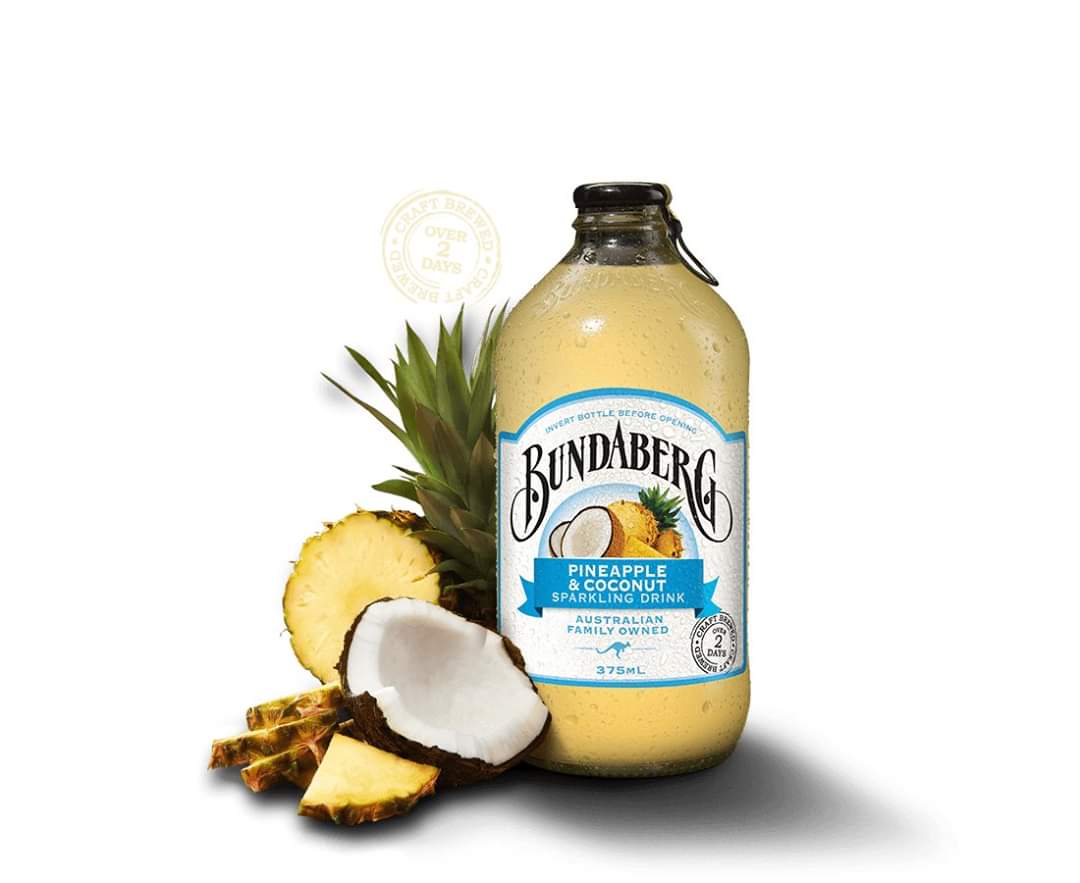 Nước trái cây bundaberg dừa & dứa 375ml