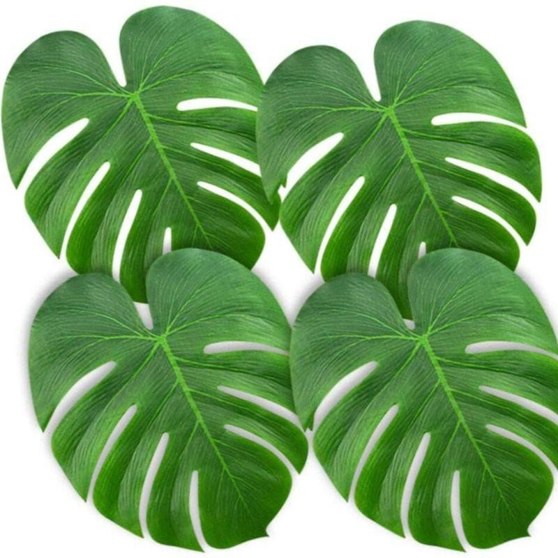 Lá cây nhựa dẻo không xương trang trí sinh nhật