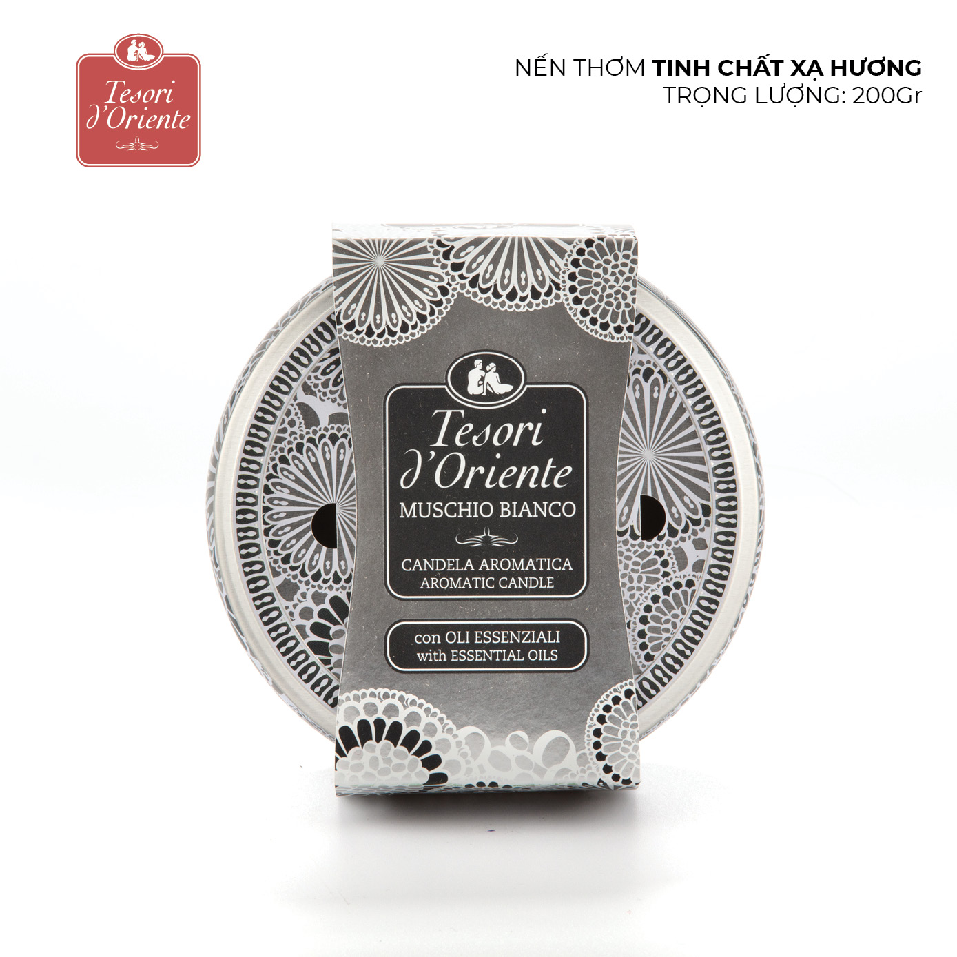 Nến thơm Tesori d'Oriente Xạ hương 200g