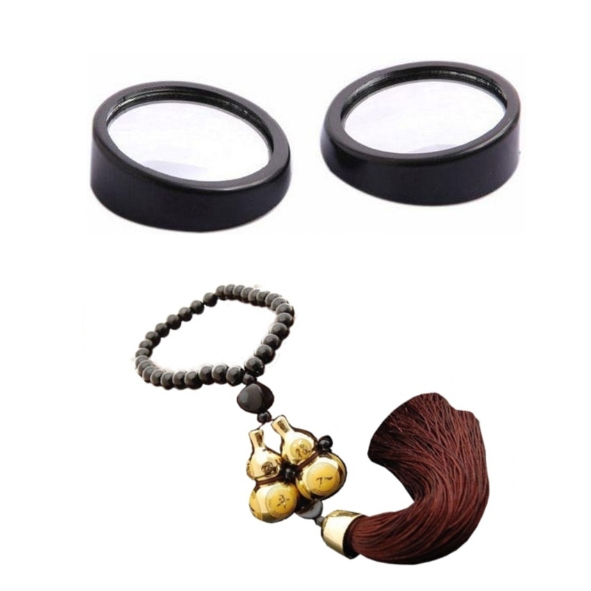 Combo 1 Bộ Gương Phụ Oto + 1 Vòng Trang Trí Hồ Lô