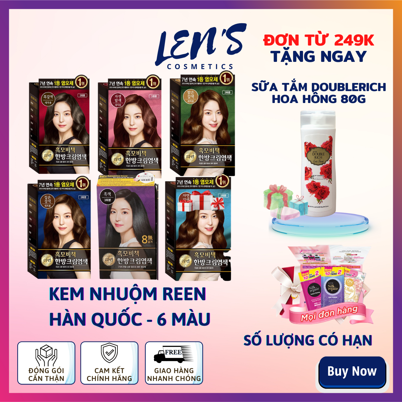 [TẶNG QUÀ ĐƠN TỪ 249K] Kem nhuộm phủ bạc Hàn Quốc Reen Heukmobichaek Oriental phủ bạc 100% - Hàn Quốc