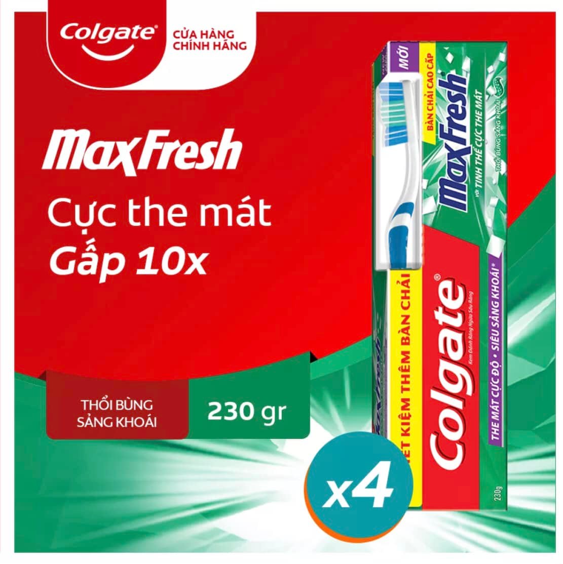 Kem đánh răng Colgate Maxfresh Thái Lan 230g