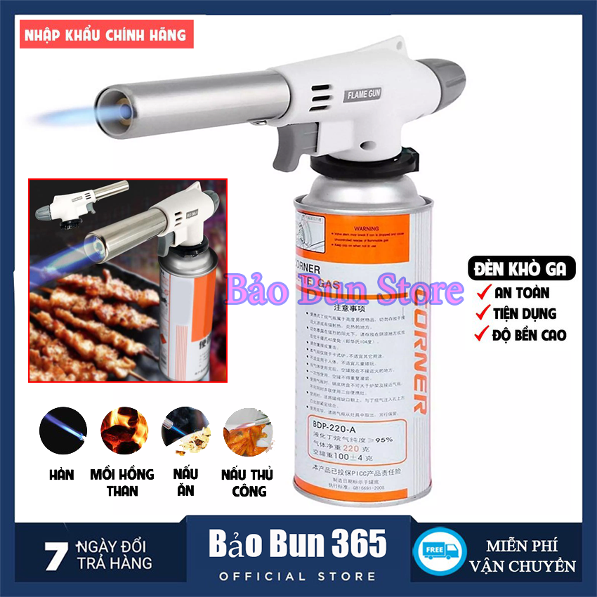 Đầu khò ga cầm tay sử dụng bình mini