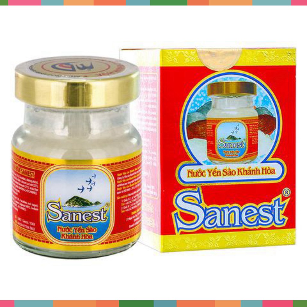 Lọ yến sào khánh hoà sanest 70ml có đường