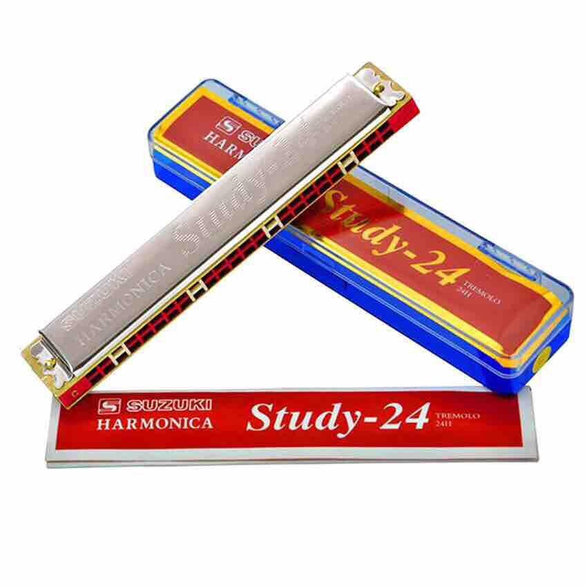 Kèn harmonica suzuki study-24 (dòng cao cấp)