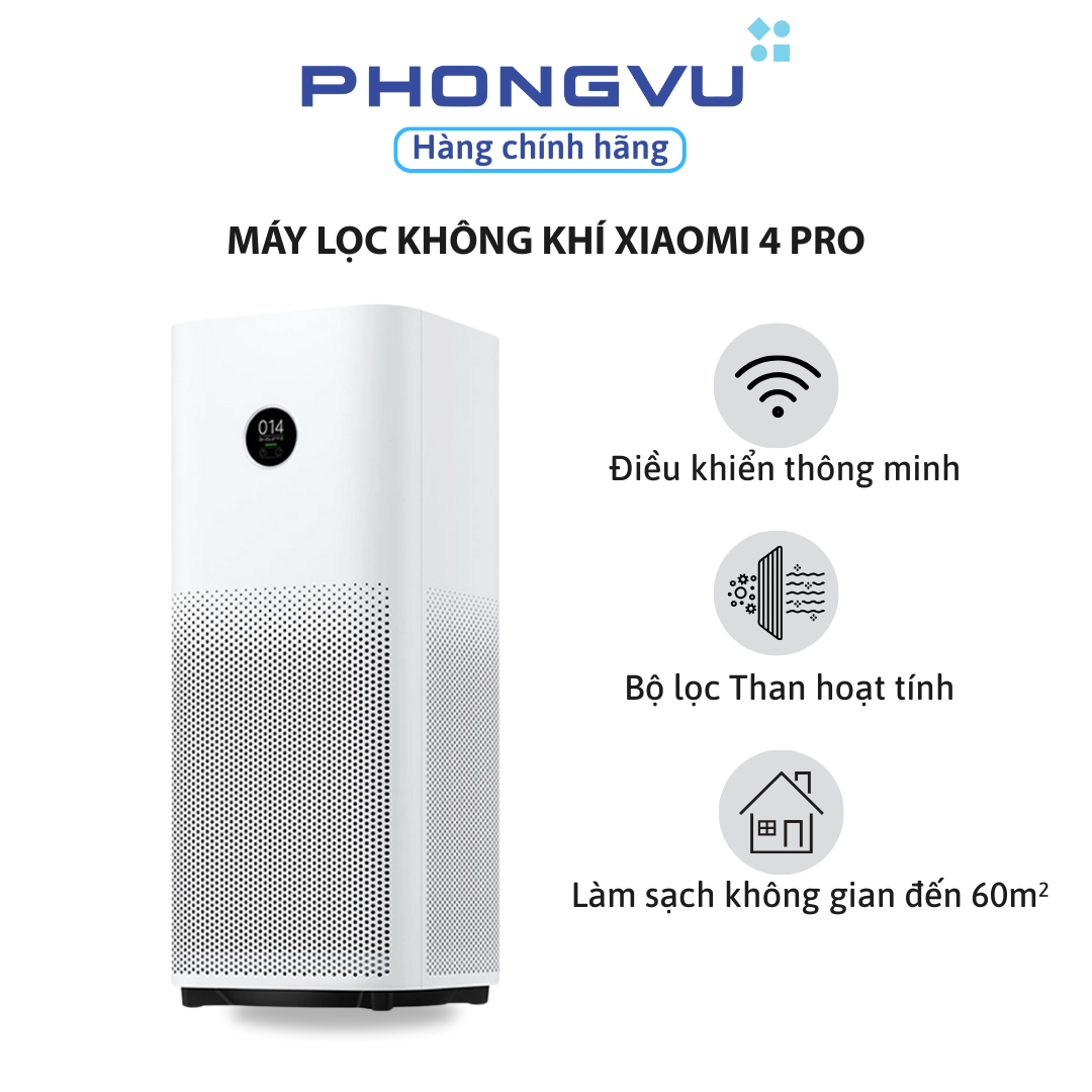 Máy lọc không khí Xiaomi Air Purifier 4 Pro - Bảo hành 12 tháng