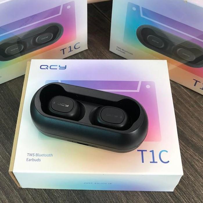 Tai Nghe Bluetooth True Wireless QCY T1C - Tai Nghe Thể Thao QCY T1 - Bản Quốc Tế -dc3507