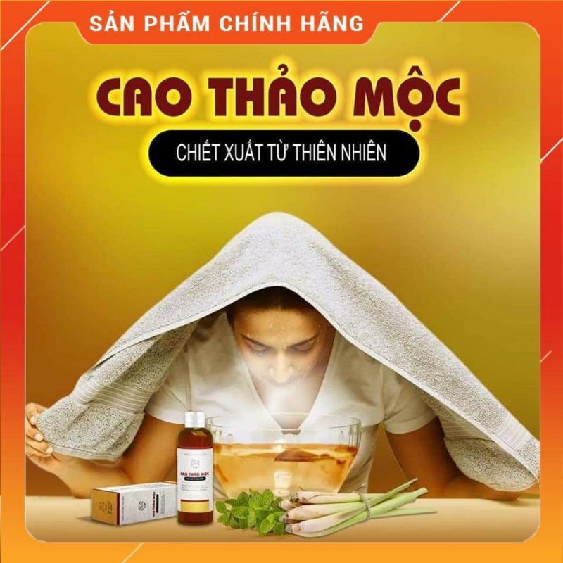 Cao thảo mộc xông mặt 100ml tăng cường sức đề kháng , giải cảm hiệu quả