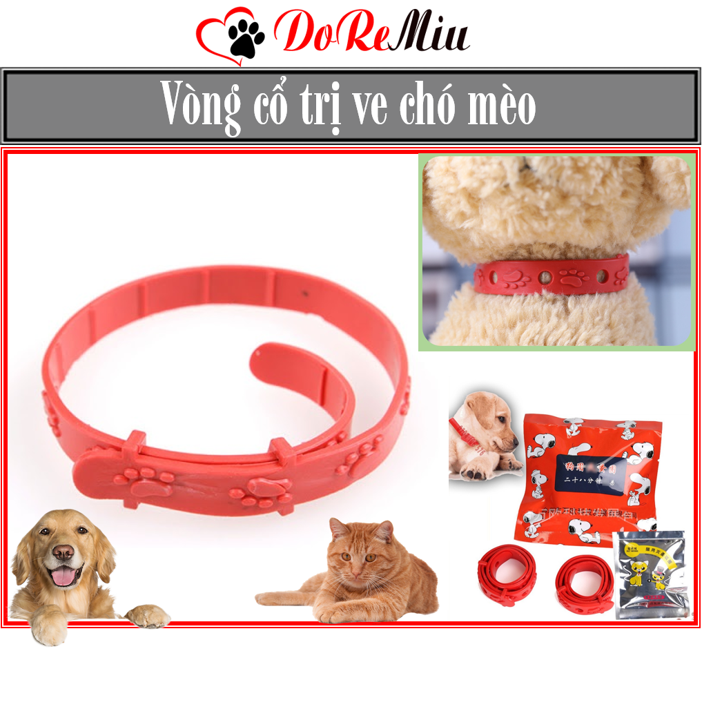 Doremiu- Vòng cổ chó mèo Vòng cổ trị ve rận bọ chét cho chó mèo giá rẻ nhất hệ mặt trời