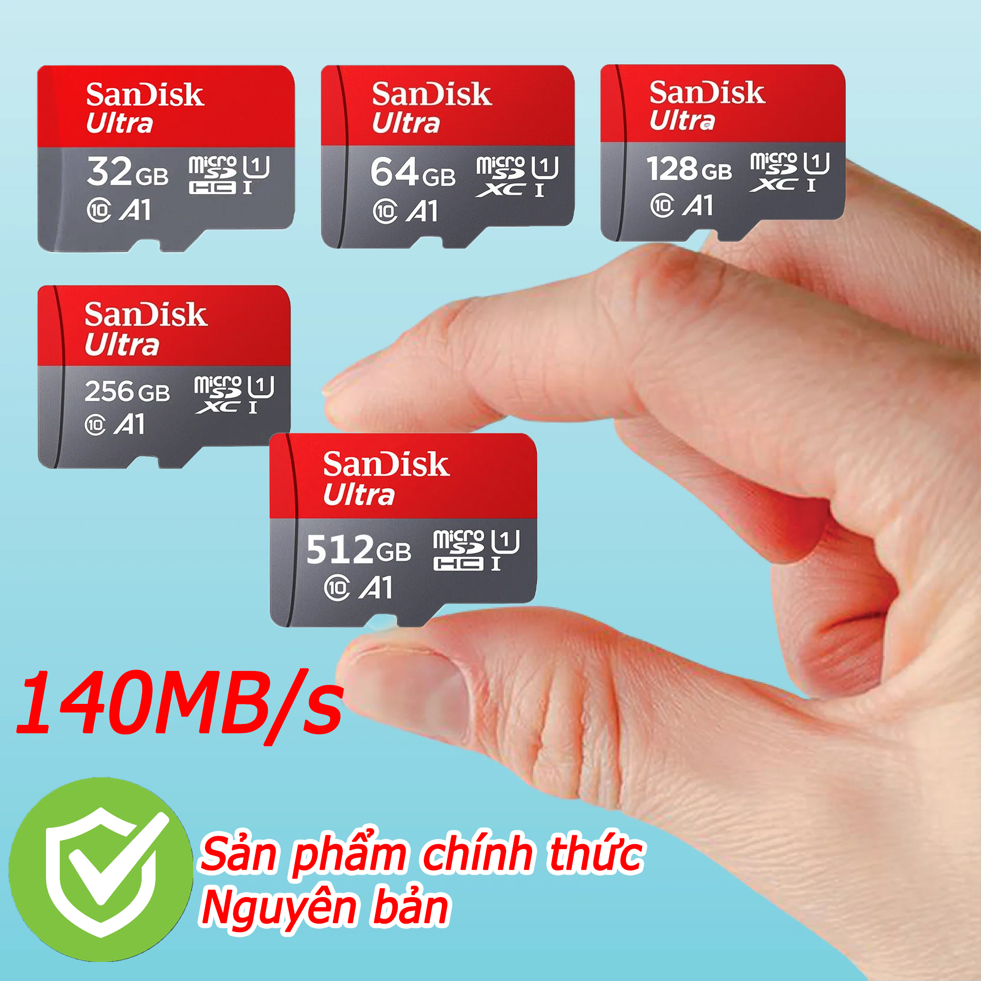 Micro SDHD Thẻ nhớ 512GB 256GB 128GB 64GB 32GB Tốc Độ Cao
