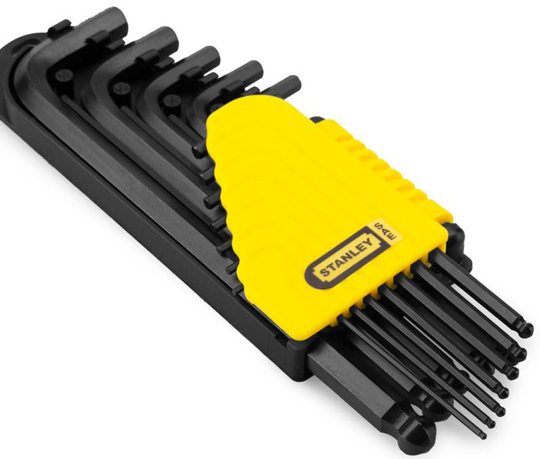 Bộ lục giác 12 chi tiết hệ in 1/16" - 3/8" stanley 69-257