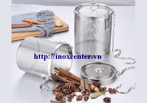 Giỏ gia vị - dụng cụ lọc gia vị inox
