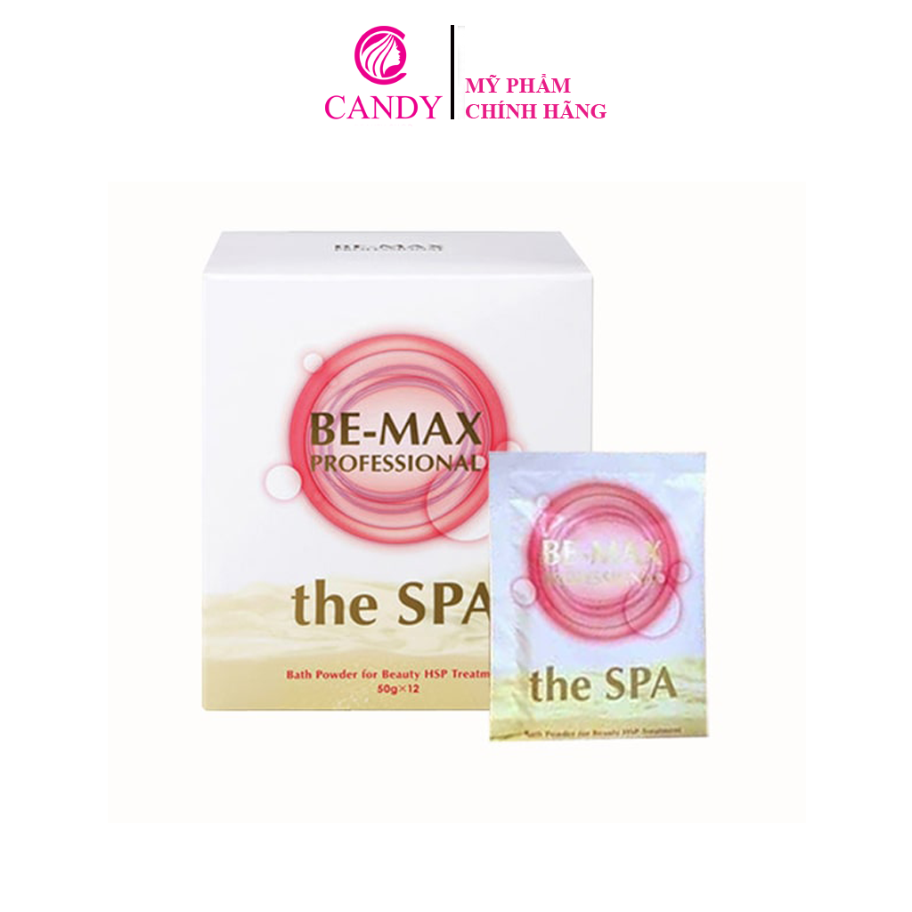[Hoàn Tiền 8%]Bột Tắm Trắng Bemax The Spa Cao Cấp Nhật Bản( hộp 12 gói)