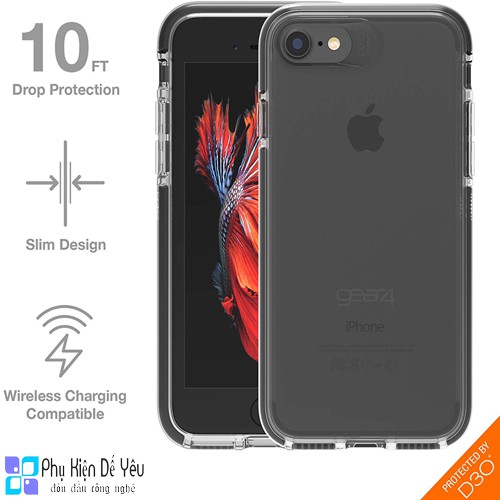 Ốp lưng chống sốc Gear4 D3O Piccadilly Iphone 6/6S/7/8 Plus (Black) - Ic7L85D3, chất lượng đảm bảo an toàn đến sức khỏe người sử dụng, cam kết hàng đúng mô tả