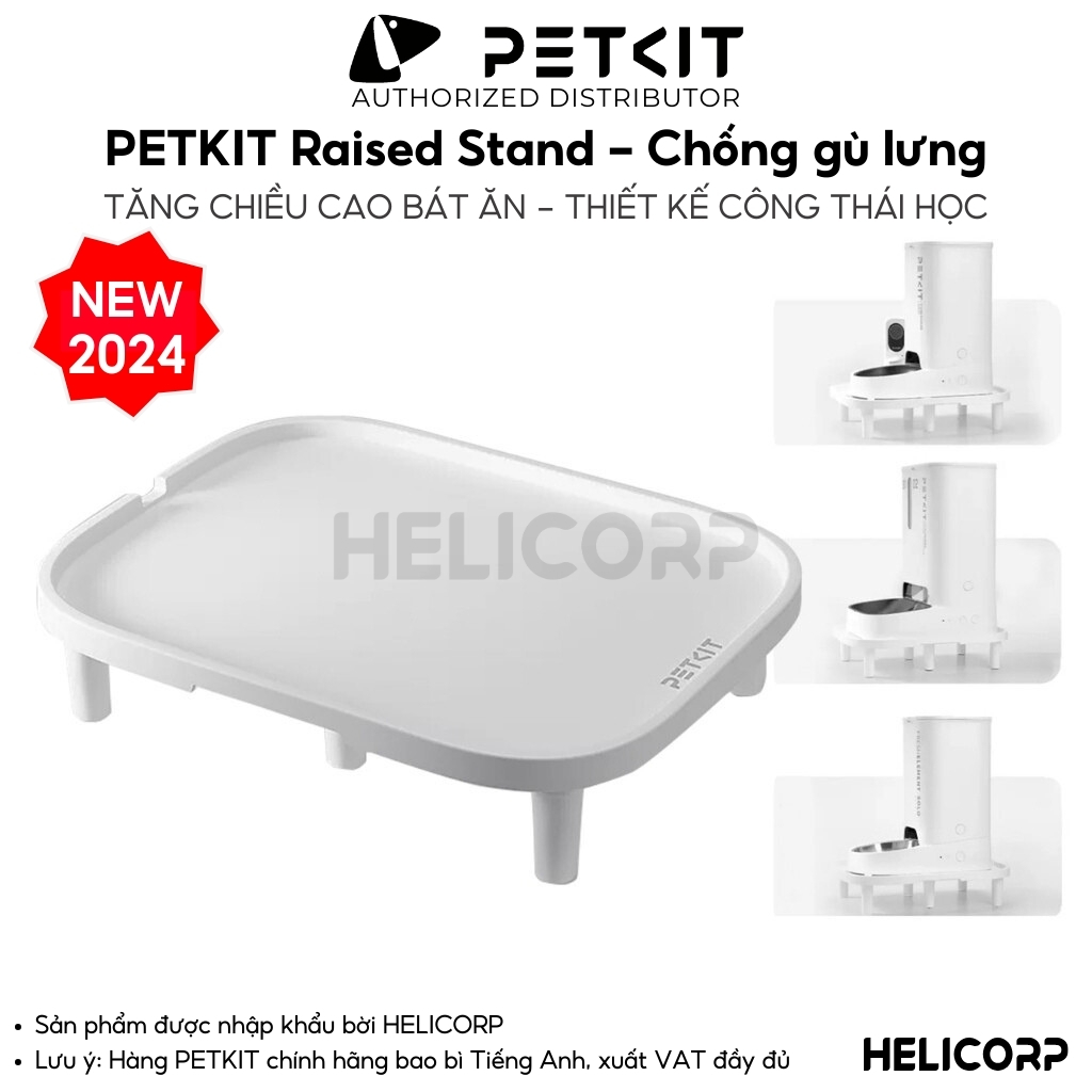 Bậc thang chống kiến, đế tăng chiều cao cho máy cho chó mèo ăn tự động petkit chống gù lưng cho thú cưng