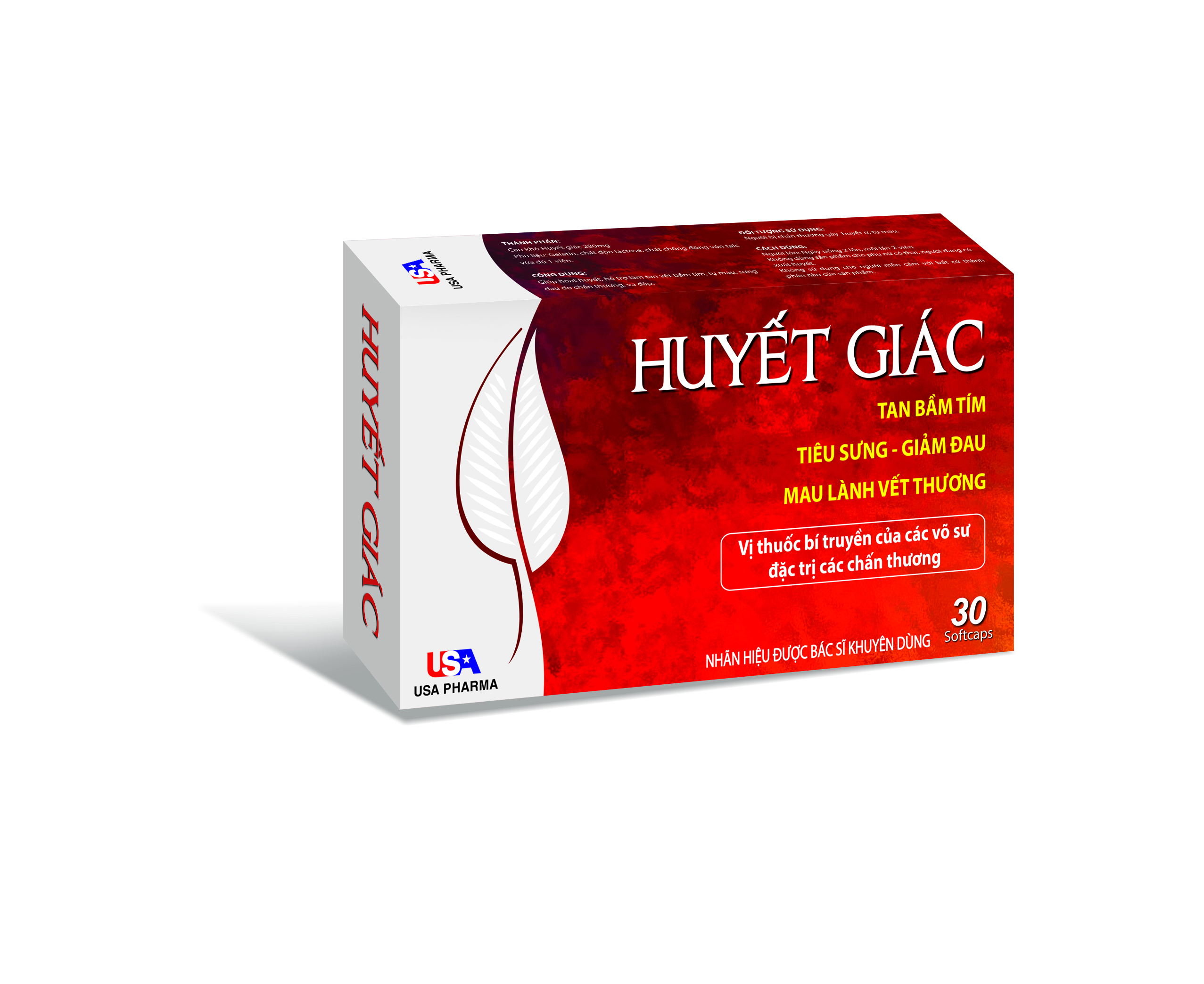 HUYẾT GIÁC GIÚP TAN BẦM TÍM, GIẢM TIÊU SƯNG, GIẢM ĐAU HỘP, MAU LÀNH VẾT THƯƠNG