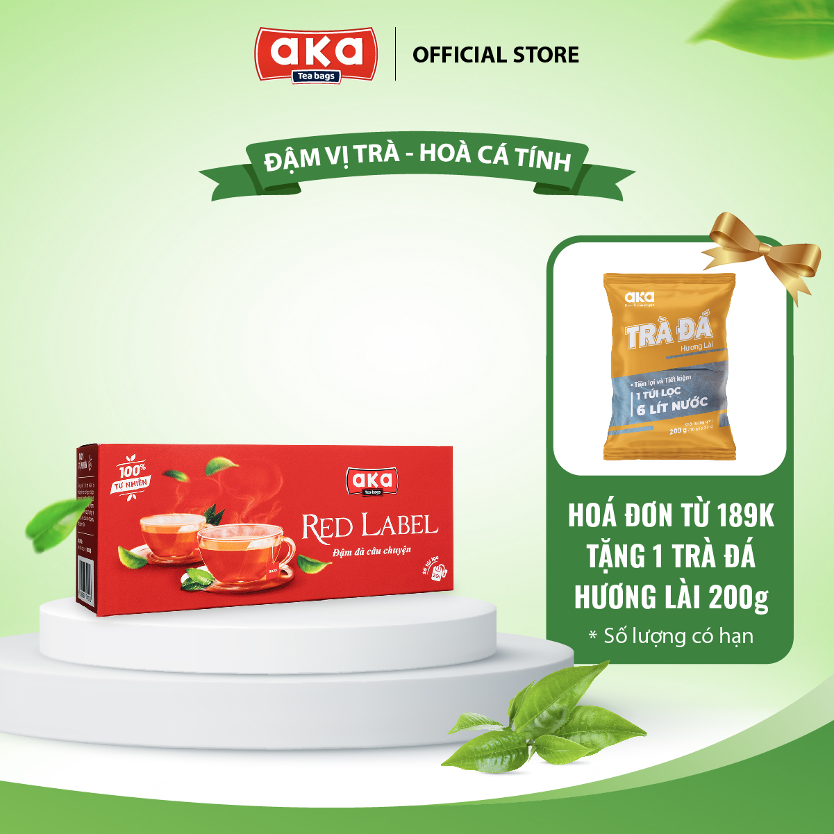 Aka - trà nhãn đỏ túi lọc red label đậm vị độc đáo