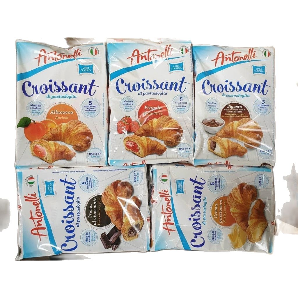 Bánh Sừng Bò Antonelli Croissant 250g nhiều vị