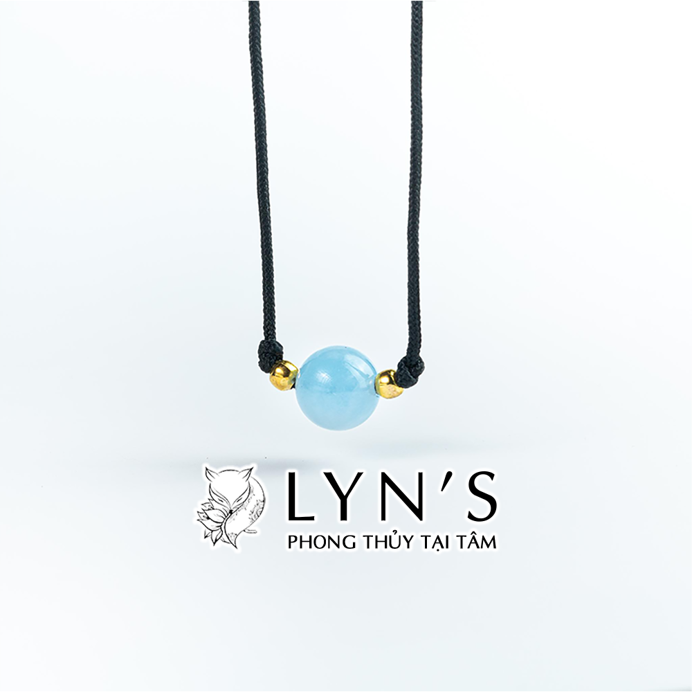 Dây Chuyền Lyn’s Phong Thuỷ Handmade Đá Aquamarine