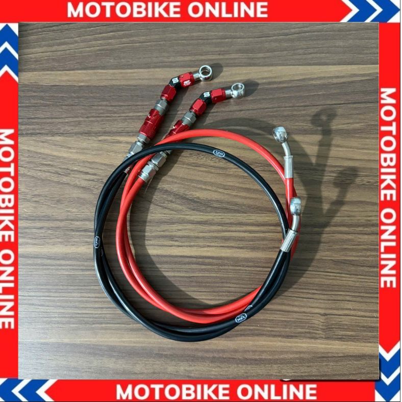 Dây dầu Sau 65 cm Ngắt đỏ đầu 45 độ 2 đầu đỏ + đen