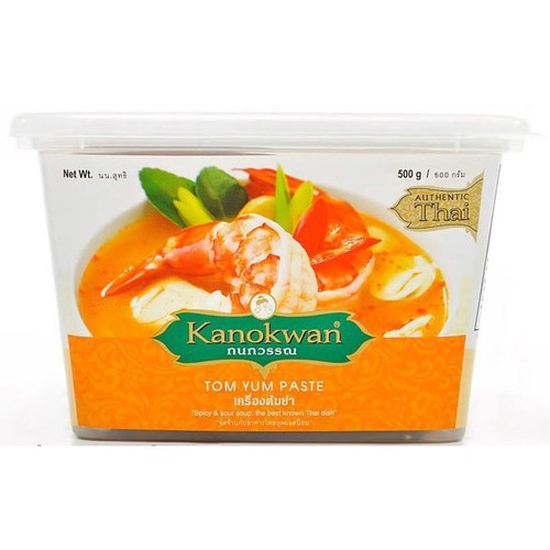 SOUP GIA VỊ TÔM YUM KANOKWAN 500G. NGON THƠN CHUẨN VỊ THÁI LAN. GIA VỊ NẤU MÓN TOMYUM CHUẨN VỊ