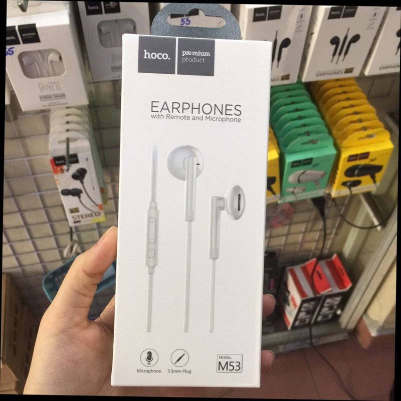 Tai nghe nhét tai Hoco M53 Exquisite sound - Hàng Chính Hãng