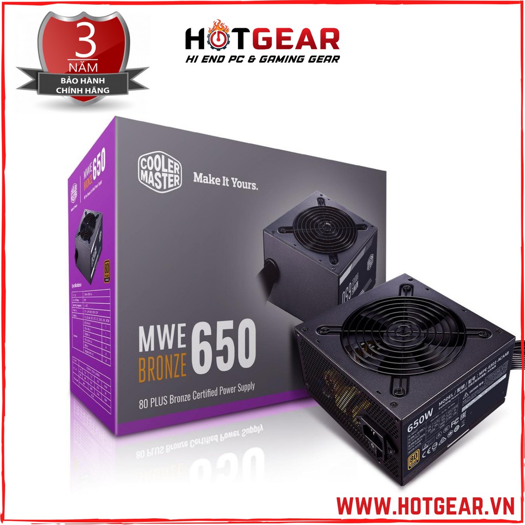 Cooler master mwe bronze v2 650w