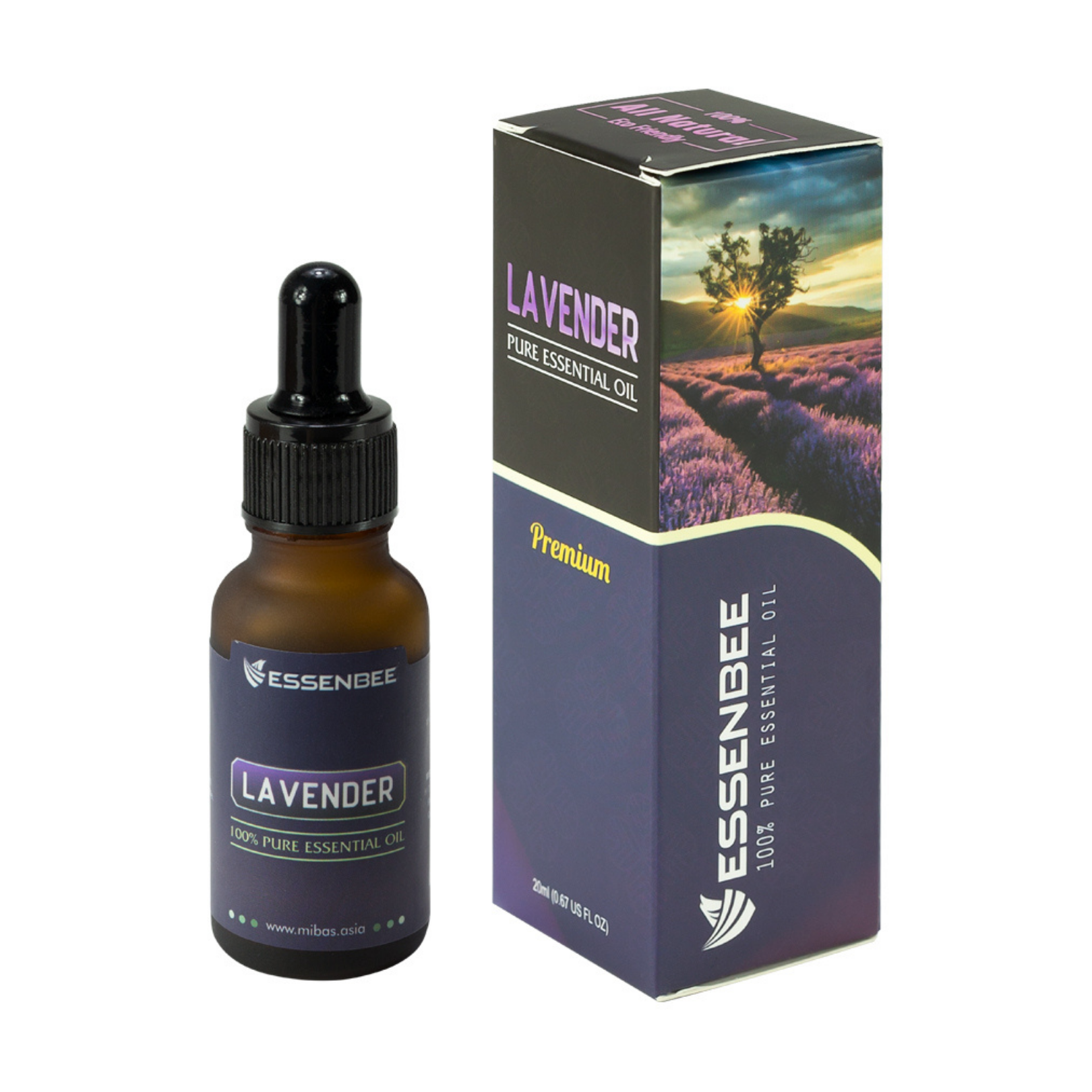Tinh dầu Hoa Oải hương Lavender - Essenbee - 20ml