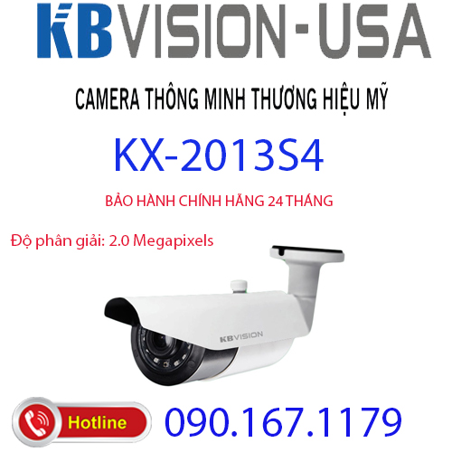Camera 4 in 1 hồng ngoại 2.1 megapixel kbvision kx-2013s4