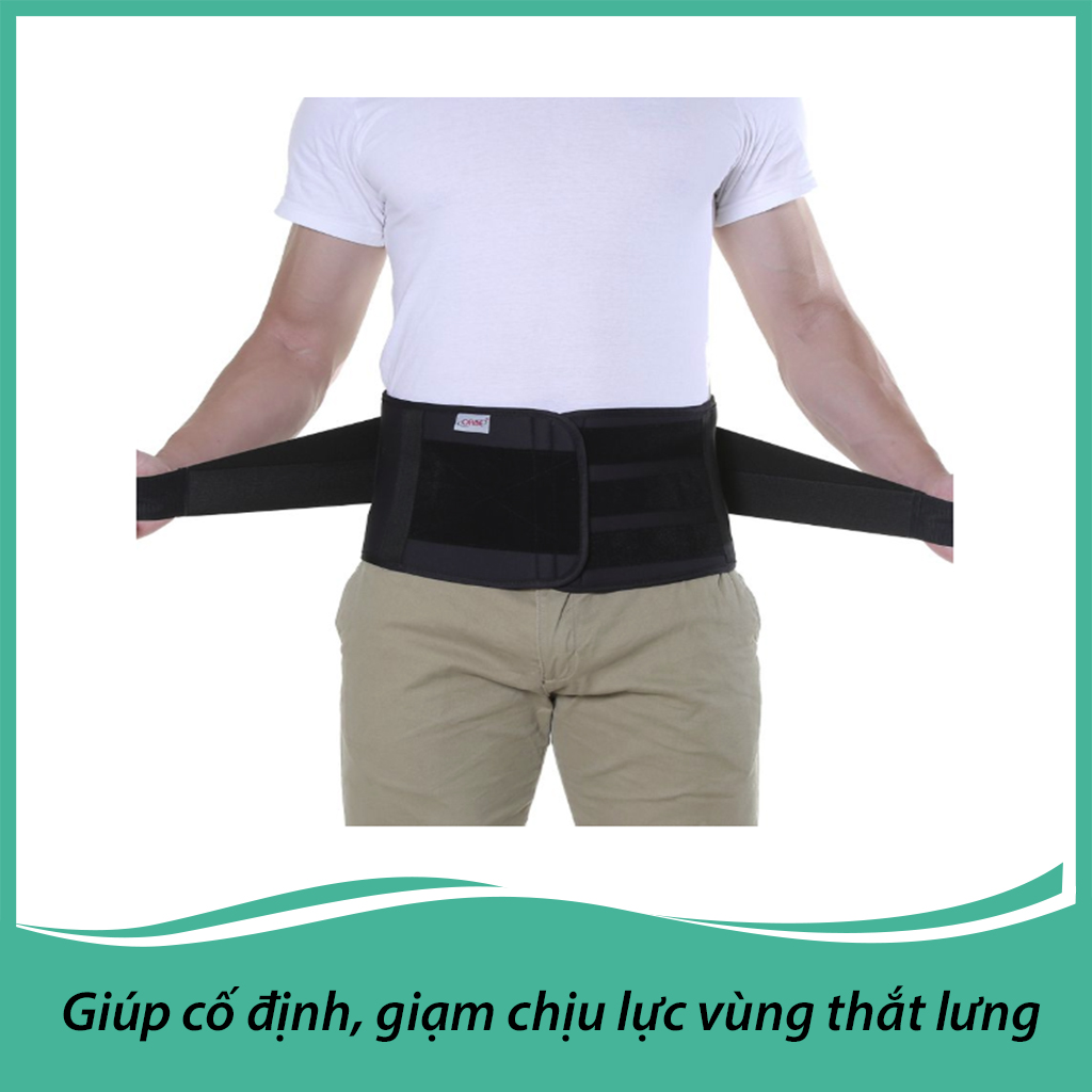 Đai thắt lưng ORBE H2 - Dành cho người đau lưng thoát vị đĩa đệm, thoái hóa đốt sống - Chất liệu vải không dệt