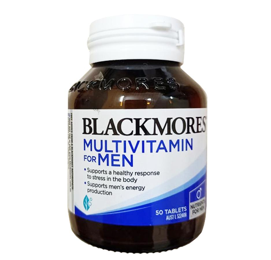 Vitamin tổng hợp cho Nam - Blackmores Multi vitamin for men lọ 50 viên