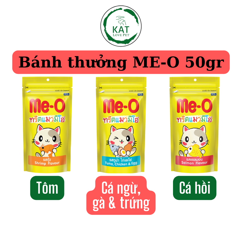 Bánh thưởng cho mèo me-o 50gr - snack me-o 50gr - kat store