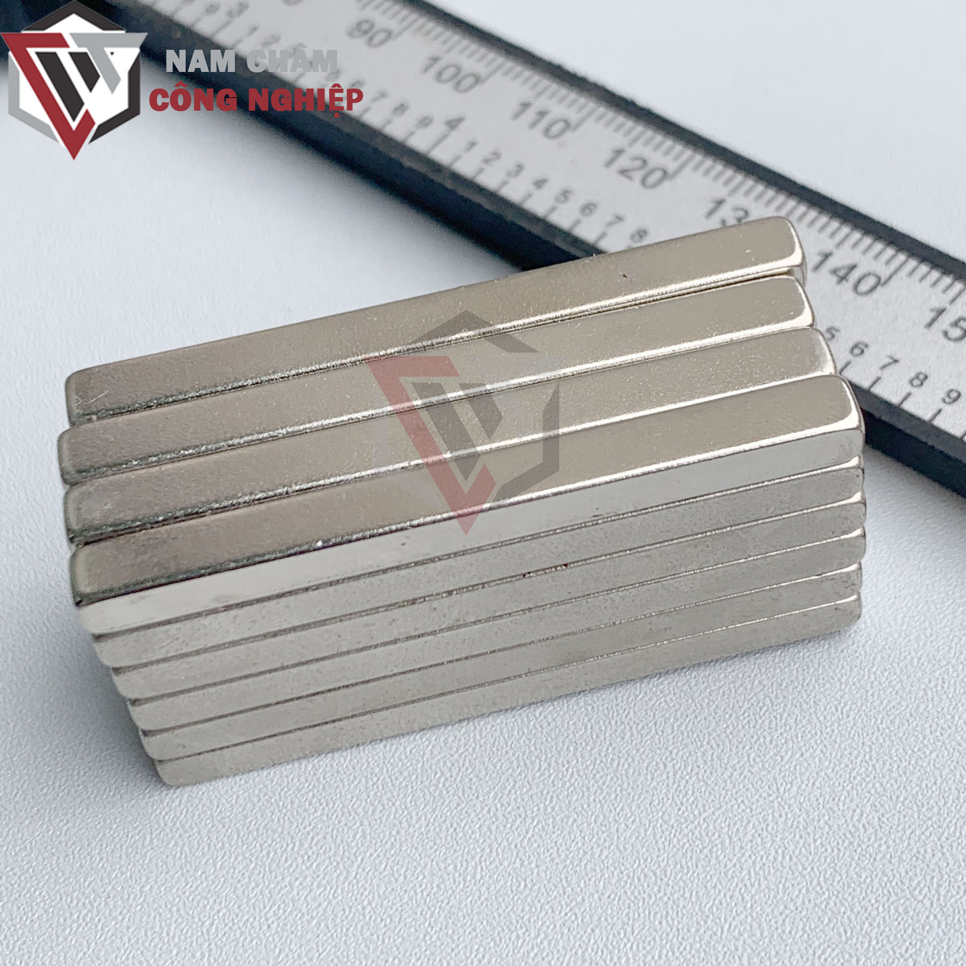 Nam châm chữ nhật 50x5x4mm nam châm đất hiếm