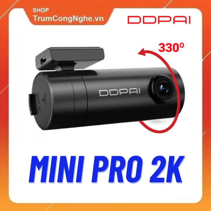 Camera hành trình ô tô DDPAI mini Pro 2K - Phiên Bản Quốc Tế