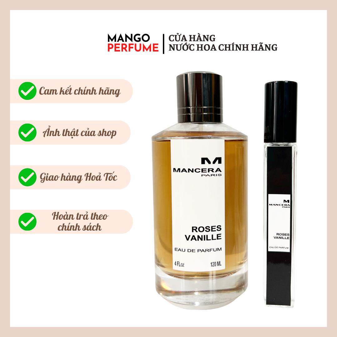 Nước hoa Mancera Roses Vanille 10ml
