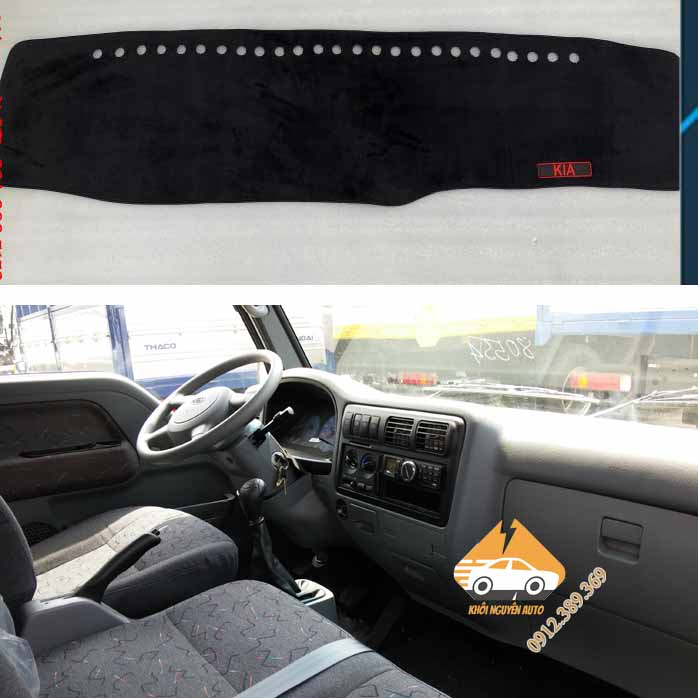 Thảm Taplo Xe Tải Kia K165,K190,K3000 Chống Trượt Bằng Lông Cừu 3 lớp Loại 1