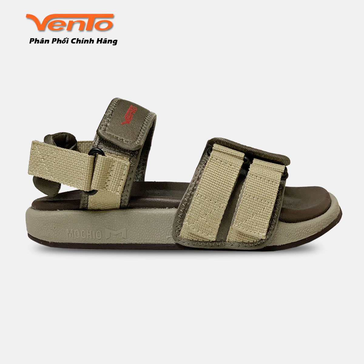 Giày sandal vento chính hãng màu be sẫm sd10110