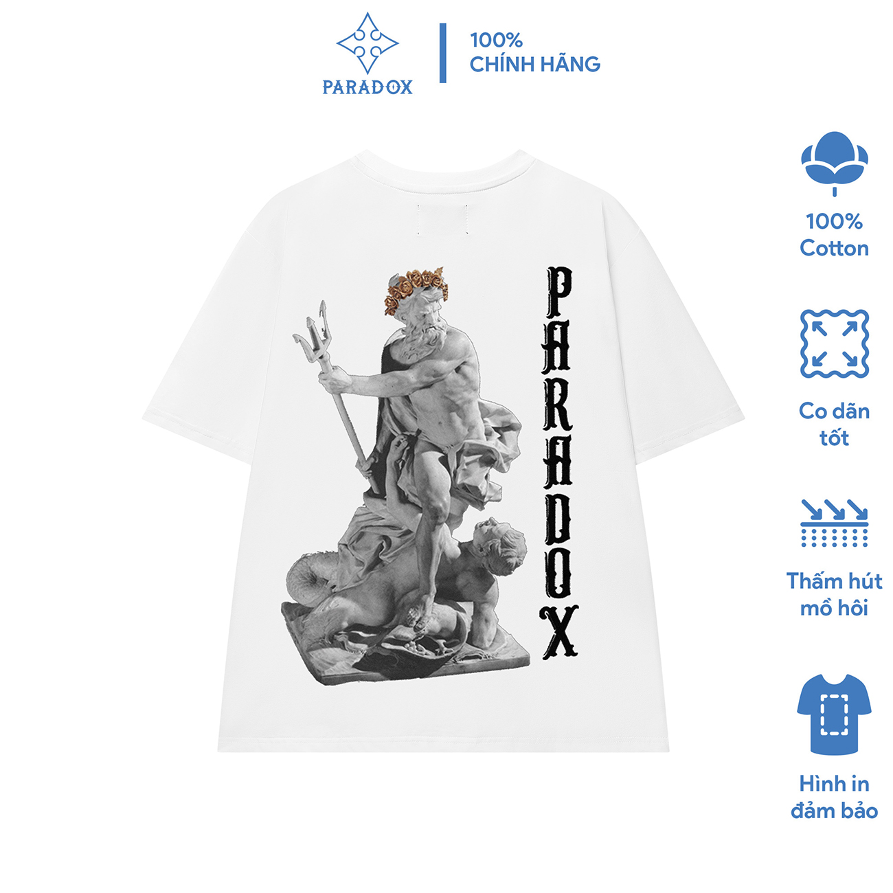 [MUA 2 GIẢM 20% CHỈ 1 NGÀY 11/11]PARADOX Áo thun POSEIDON VICTORY TEE