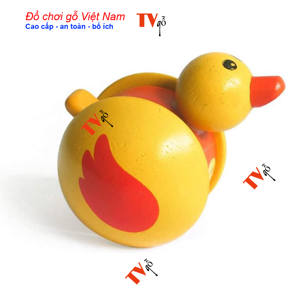 Bộ đồ chơi mô hình con vật dễ thương | Bộ Vịt con lật đật bằng gỗ | Đồ chơi gỗ Việt Nam cho bé nhỏ