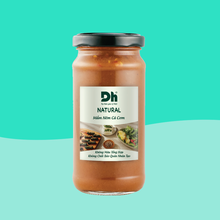 Mắm nêm cá cơm dh foods, hũ 240gr